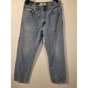 Vintage Levis 550 Jeans Mens 32x30 Blue Distressed Light Wash Relaxed Faded
